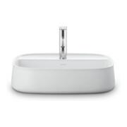 Duravit Zencha lavabo à poser 55x39 cm, avec trop-plein, blanc mat s-matt-4