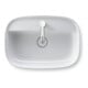 Duravit Zencha lavabo à poser 55x39 cm, avec trop-plein, fermé, blanc-1