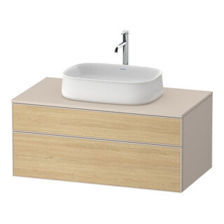 Duravit Zencha Meuble sous lavabo 100x55 cm, 1 tiroir, E naturel/taupe, k EinrSy