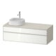 Duravit Zencha Meuble sous-lavabo 130x55 cm, L P, G blanc/taupe m, s Système d'installation-1