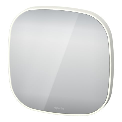 Duravit Zencha miroir lumineux 50x50x5 cm, 20 W, LED, blanc, miroir Hz.