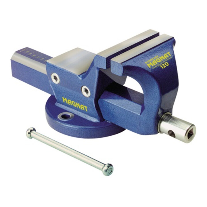 Durlach Parallelschraubstock Magnat Backen-B.100mm Spann-W.125mm geschm.