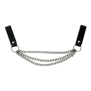 DUX Chaîne à marteau avec boucle en cuir triple