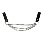 DUX Chaîne à marteau avec boucle en cuir triple