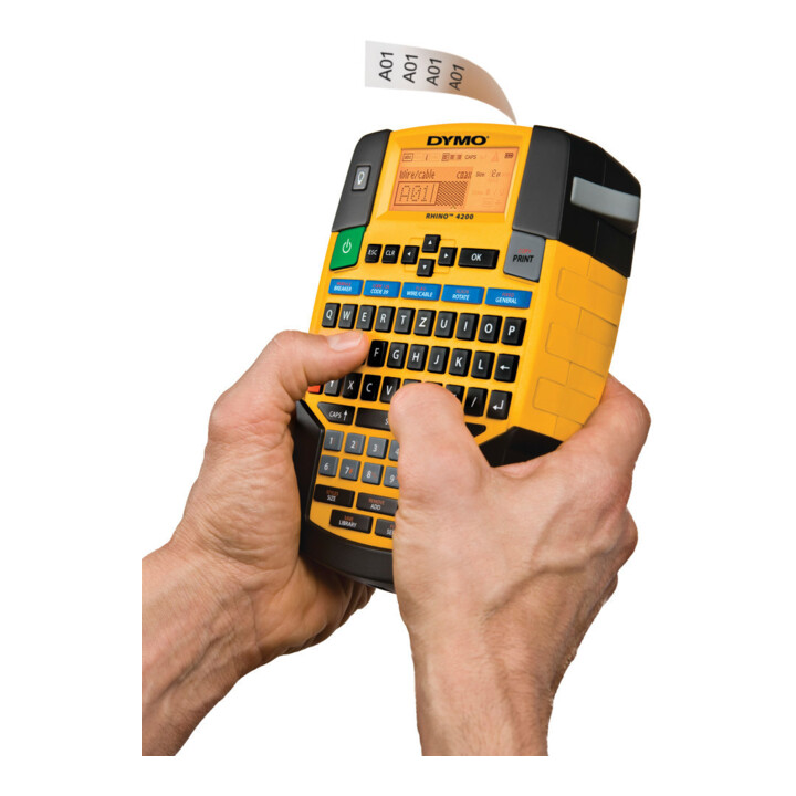 DYMO Etikettiergerät Rhino 4200 QWERTZ Kit