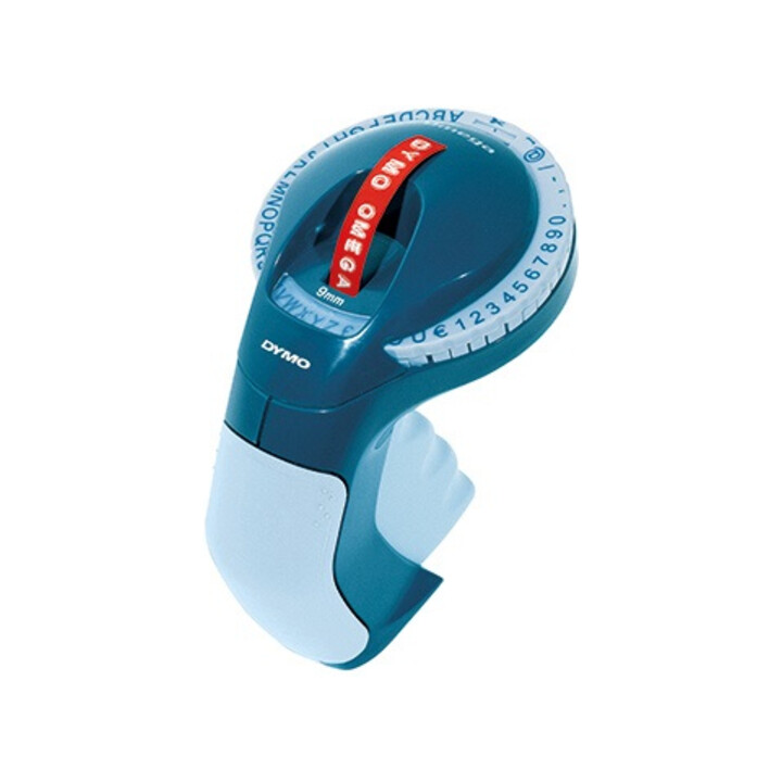 DYMO handembosser Omega S0717930 9mm plastic leisteenblauw