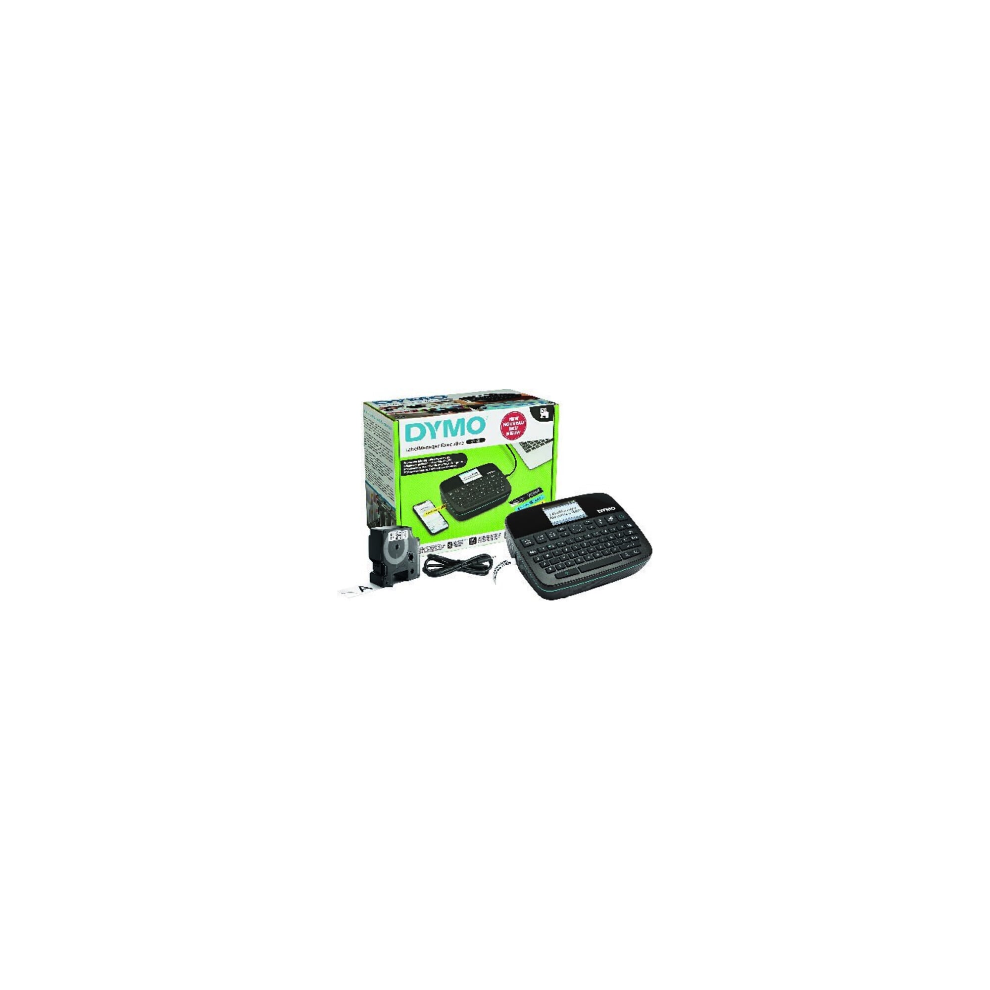 DYMO LabelManager Exectiv 640 CB D1-Bänder bis 24mm mit Li-Ion-Akku, Bluetooth
