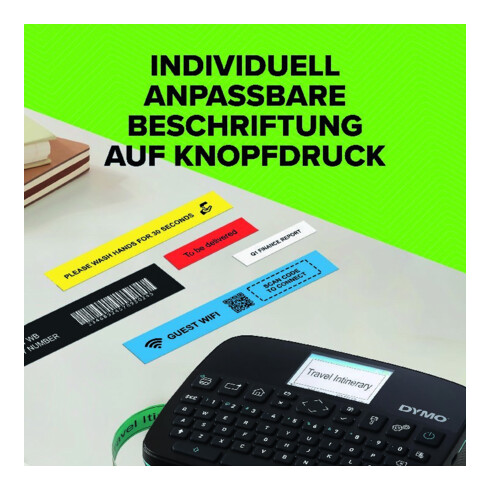 DYMO LabelManager Exectiv 640 CB rubans D1 jusqu’à 24 mm avec batterie Li-Ion, Bluetooth