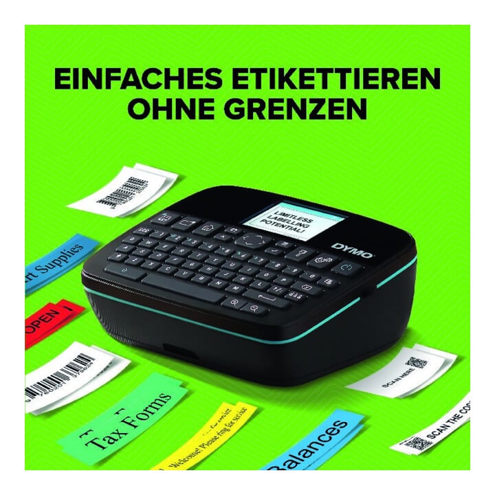 DYMO LabelManager Exectiv 640 CB rubans D1 jusqu’à 24 mm avec batterie Li-Ion, Bluetooth