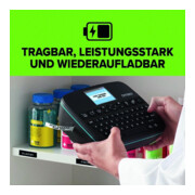 DYMO LabelManager Exectiv 640 CB rubans D1 jusqu’à 24 mm avec batterie Li-Ion, Bluetooth-5