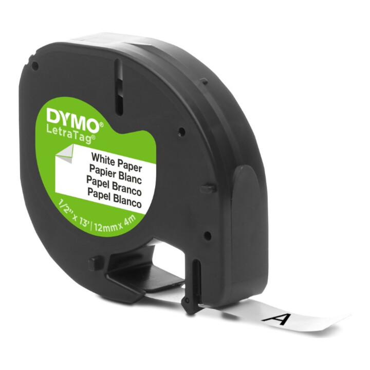 DYMO LetraTag-Etiketten S0721510 12mm x 4m