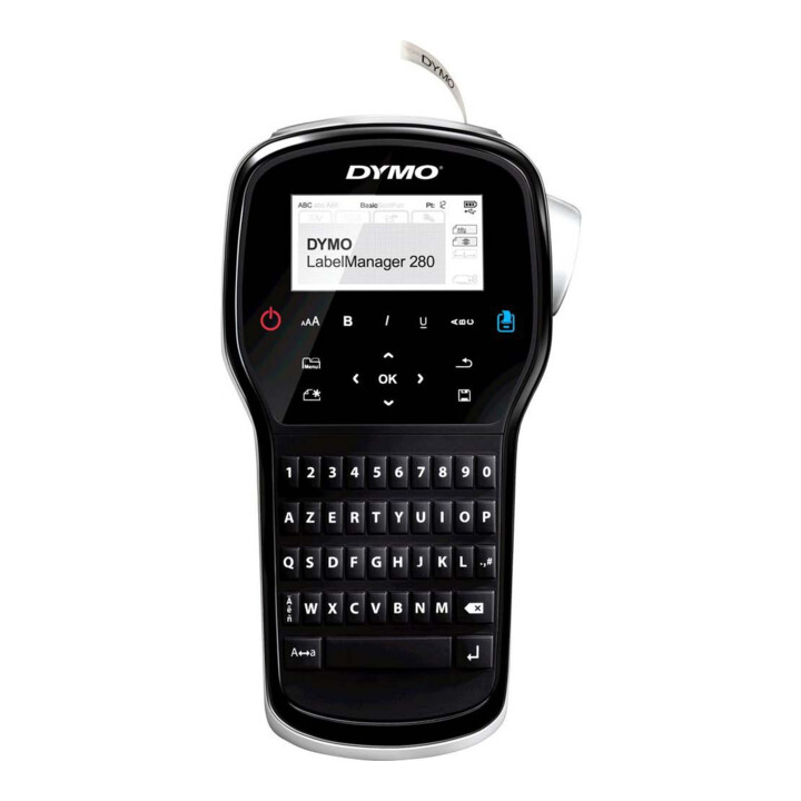Dymo LM 280P labelmaker in koffer met schrijflint