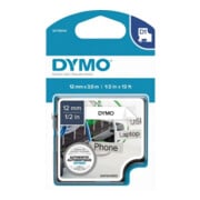 DYMO Schriftbandkassette D1 S0718040 12mmx3,5m sw/ws