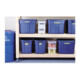 DYMO Schriftbandkassette D1 S0720710 9mmx7m schwarz auf blau