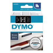 DYMO tape cassette D1 S0720910 19mmx7m ws op bw