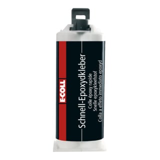 E-COLL 2K-Schnell-Epoxyd-Kleber 50g Doppelkammerkartusche