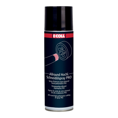 E-COLL Allround (haut) spray d'huile de coupe sans chlore PRO 300ml