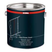 E-COLL Apprêt antirouille 2,5L seau rouge brun