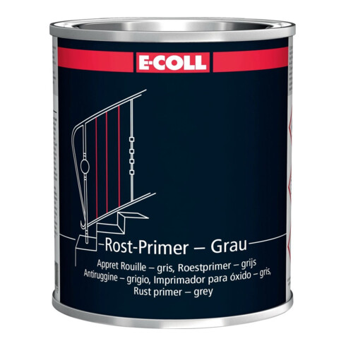 E-COLL Apprêt antirouille 750 ml, gris
