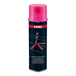E-COLL Baustellenmarkierspray 500ml pink