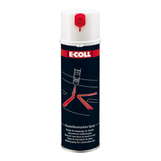 E-COLL Baustellenmarkierspray 500ml weiß