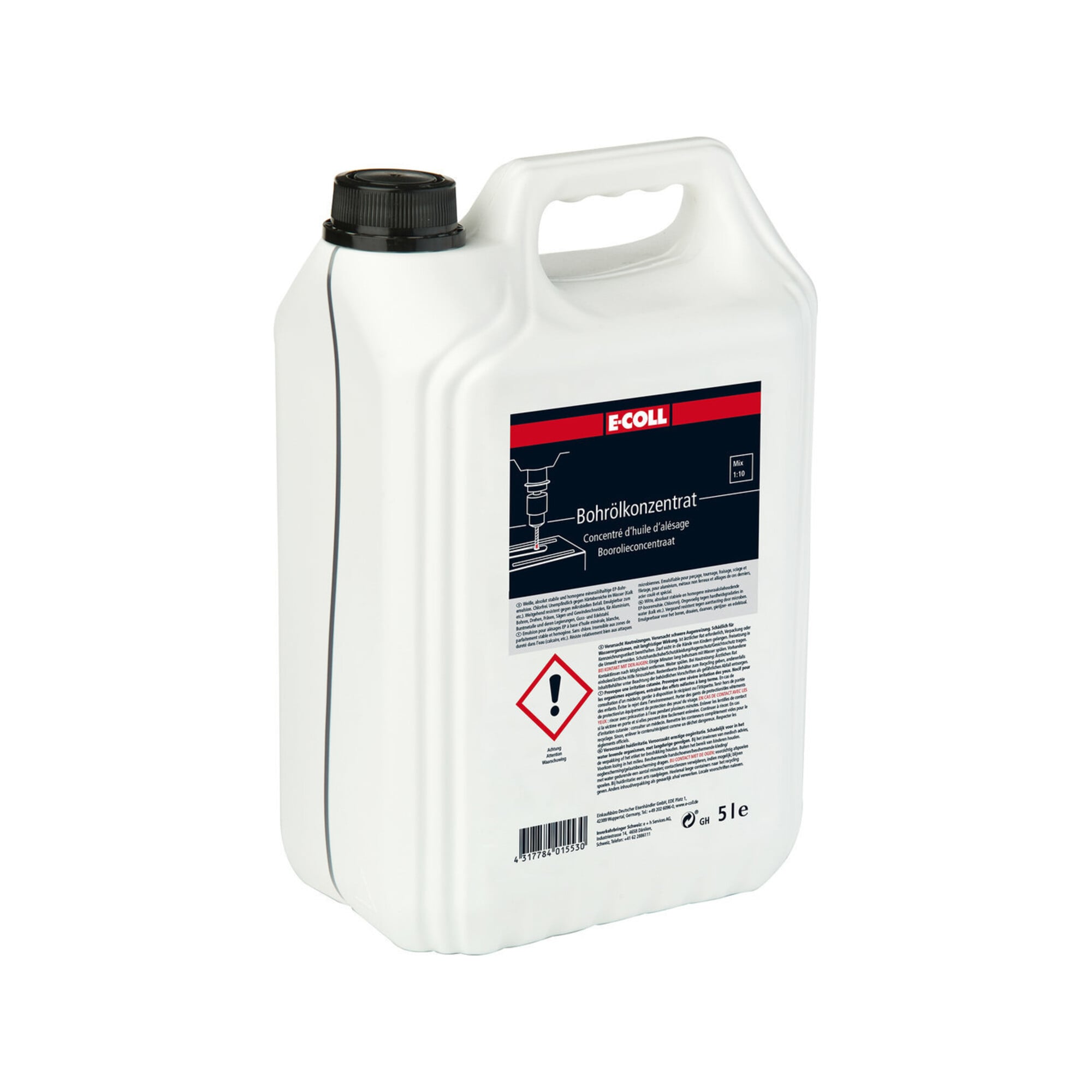 E-COLL Bohrölkonzentrat 5L Kanister chlorfrei (F)