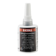 E-COLL Colle pour filetage de tuyaux 50g basse résistance haute viscosité