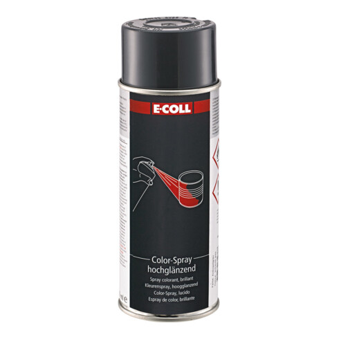 E-COLL Color-Spray, brillant 400ml anthracite-gris