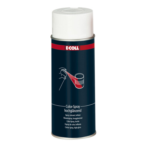E-COLL Color-Spray, brillant 400ml blanc pur