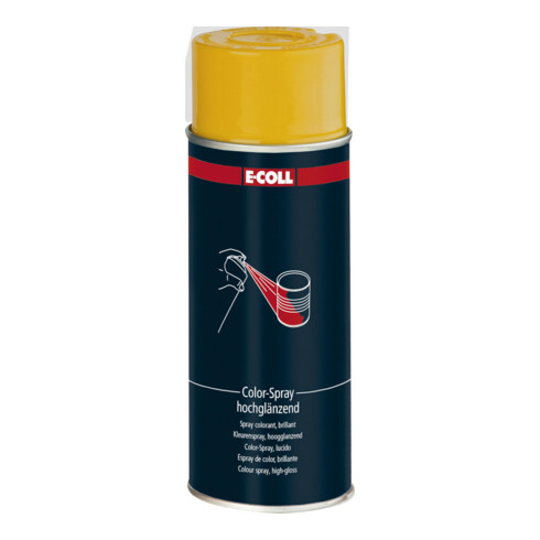E-COLL Color-Spray, brillant 400ml jaune melon