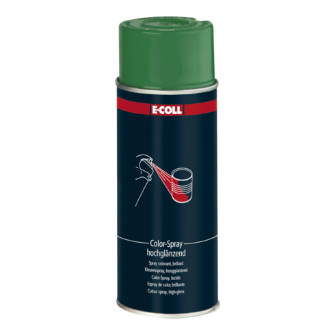 E-COLL Color-Spray, brillant 400ml vert feuillage