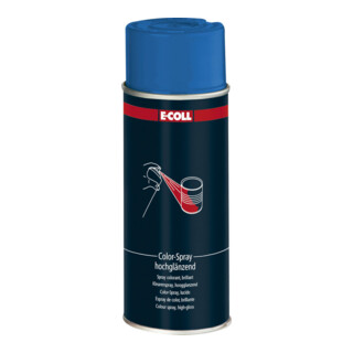 E-COLL Color-Spray, hochglänzend 400ml enzianblau