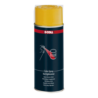 E-COLL Color-Spray, hochglänzend 400ml melonengelb