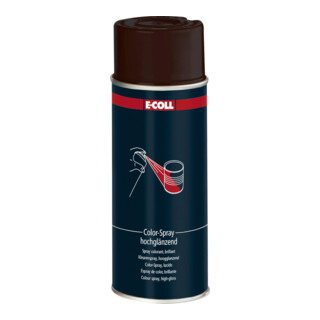 E-COLL Color-Spray, hochglänzend 400ml schokobraun
