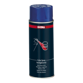 E-COLL Color-Spray, hochglänzend 400ml ultramarinblau