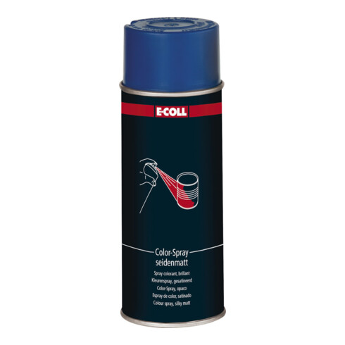 E-COLL Color-Spray satiné 400ml bleu gentiane