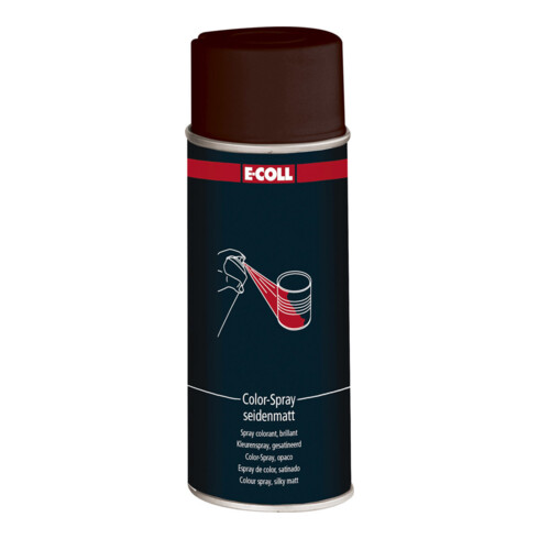E-COLL Color-Spray satiné 400ml chocolat brun