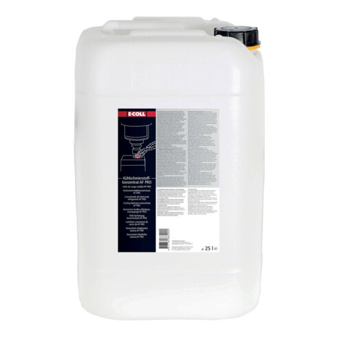 E-COLL Concentré liquide de refroidissement AF PRO 25l sans amine pour matériaux haute performance
