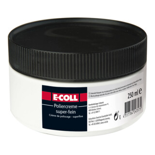 E-COLL Crème à polir, super fine 250 ml, beige