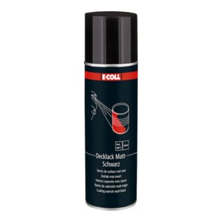 E-COLL Decklack 400ml mattschwarz