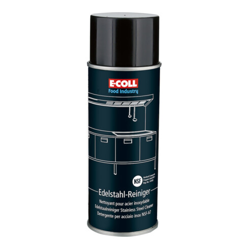 E-COLL Edelstahlreiniger NSF-A7 400ml Sprühdose