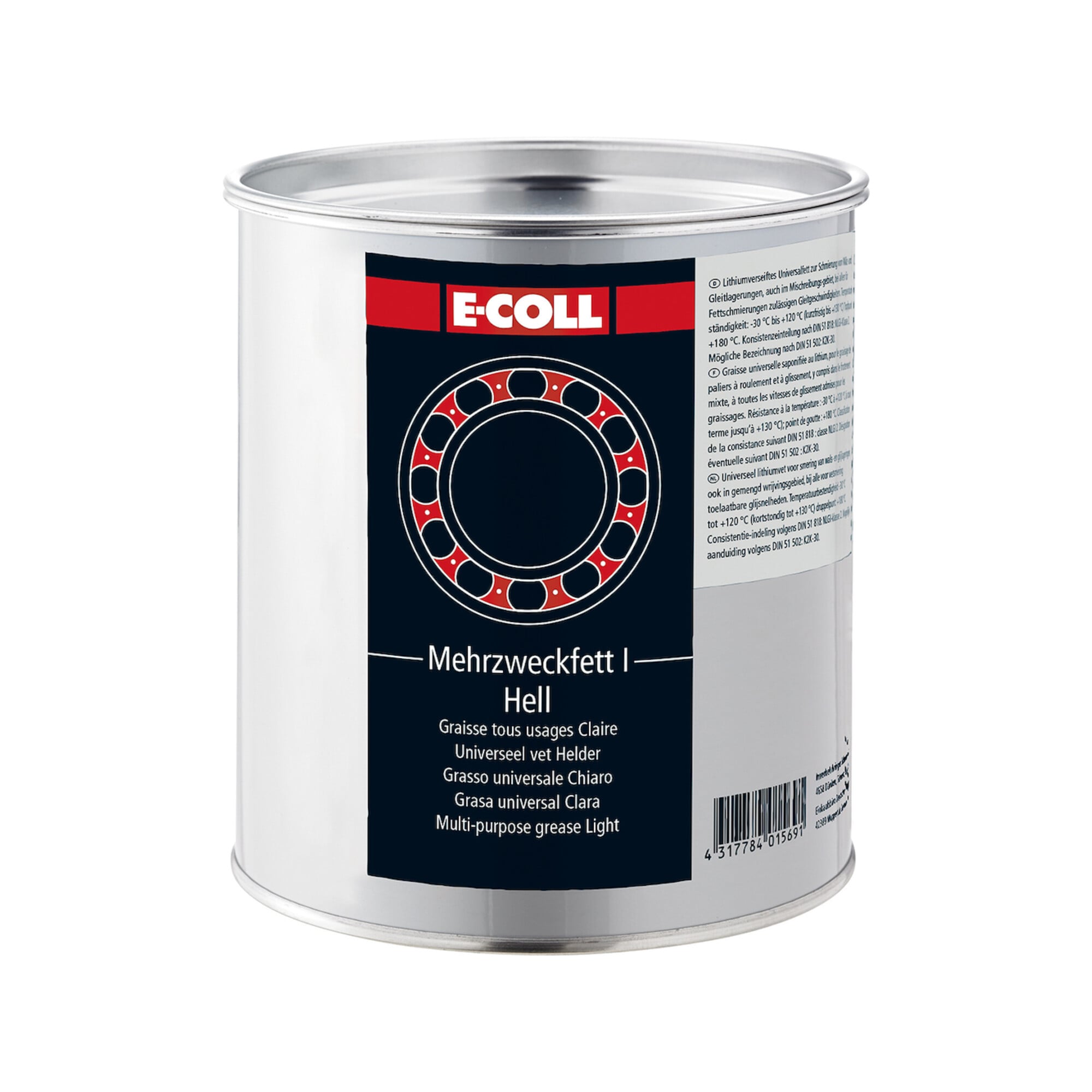 E-COLL EU Mehrzweckfett I 1kg Dose bleifrei