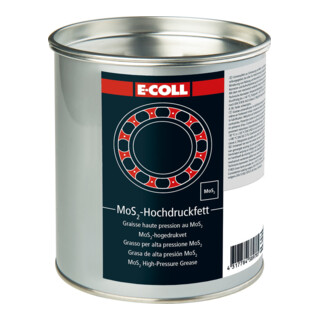 E-COLL Graisse adhésive haute pression MoS2 noir/gris