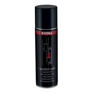 E-COLL Graisse en spray EE 300 ml blanche