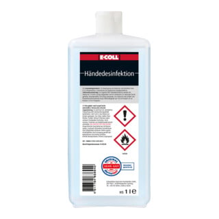 E-COLL Händedesinfektion 1L