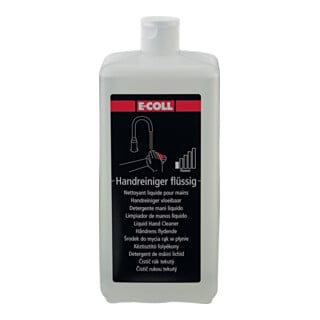 E-COLL Handreiniger flüssig 1L Flasche
