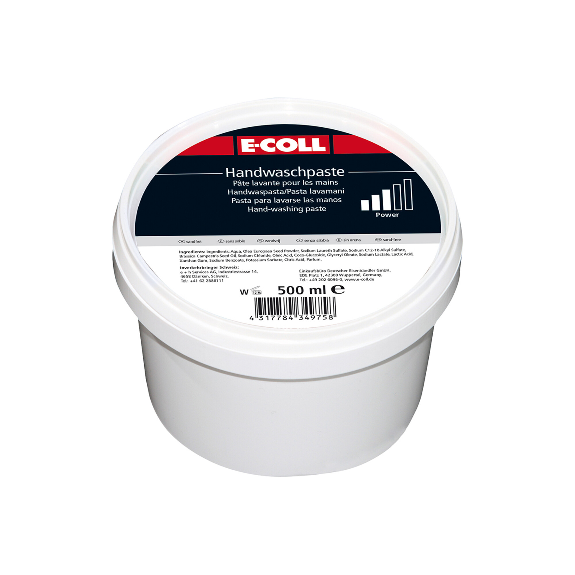E-COLL Handwaschpaste 500ml Dose