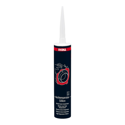 E-COLL Hochtemperatur-Silikon 310ml rot