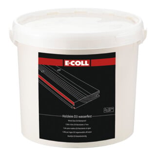 E-COLL Holzleim D3 10kg Eimer wasserfest