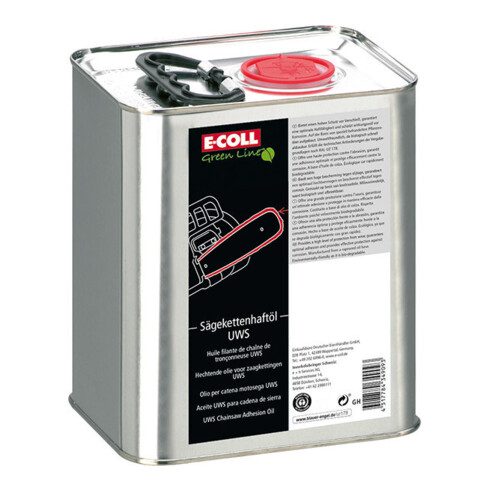 E-COLL Huile adhésive pour chaîne de tronçonneuse UWS Bidon 10L
